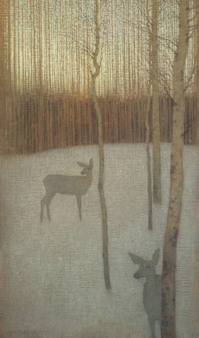 deer friend 树深时见鹿 [鹿之森。作者：David Grossmann