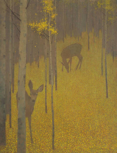 deer friend 树深时见鹿 [鹿之森。作者：David Grossmann