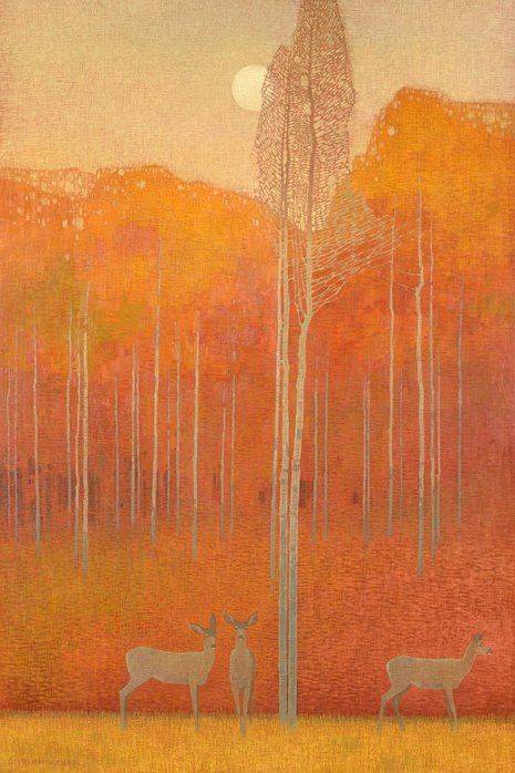 deer friend 樹深時見鹿 [鹿之森。作者：David Grossmann