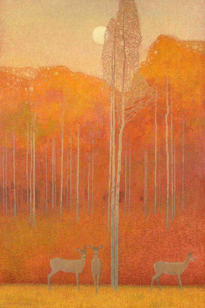 deer friend 树深时见鹿 [鹿之森。作者：David Grossmann