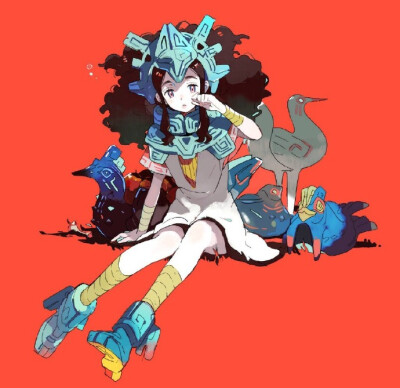 【日本插画师 POO(ぷー) 萌萌哒小清新插画作品】