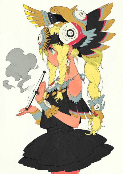【日本插画师 POO(ぷー) 萌萌哒小清新插画作品】