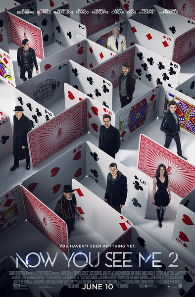 【惊天魔盗团2 Now You See Me 2】没有了第一部的新鲜感和惊心动魄，第二部更趋于商业即食感