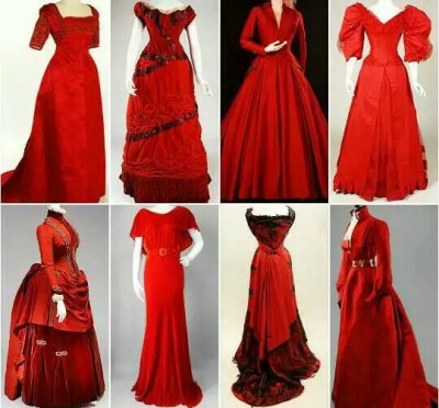 明红色系 服装素材 鲜艳 华丽 热烈