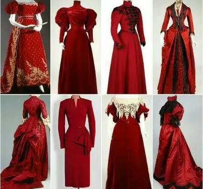 酒红色系 服装素材 优雅 成熟 华丽
