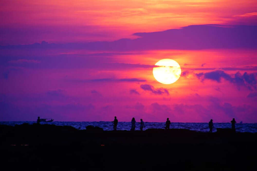 涠洲岛的夕阳