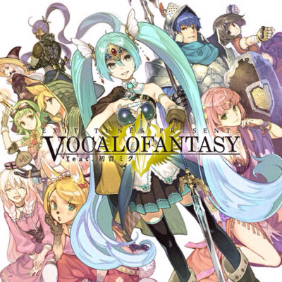 VOCALOID v家 初音未来 镜音双子 镜音铃 镜音连 meiko kaito rin luka miku 动漫 二次元 美图 p站 拼凑断音