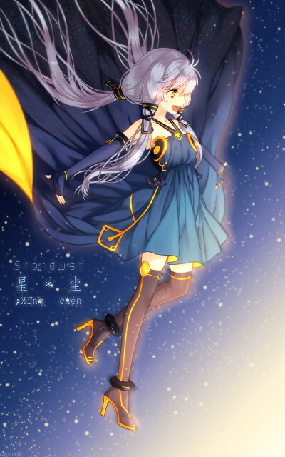 VOCALOID 星尘 stardust v家 vocaloidchina p站 美图id=15286462 【侵删 未向画师授权】