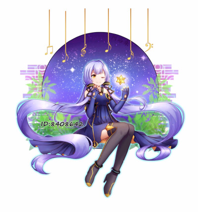 VOCALOID 星尘 stardust v家 vocaloidchina p站 美图【侵删 未向画师授权】id=8408642