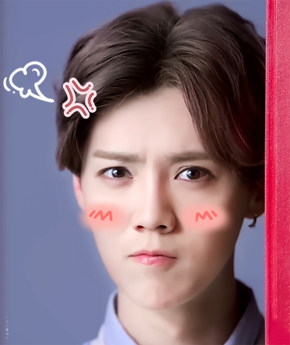 鹿晗 luhan 傻狍子 