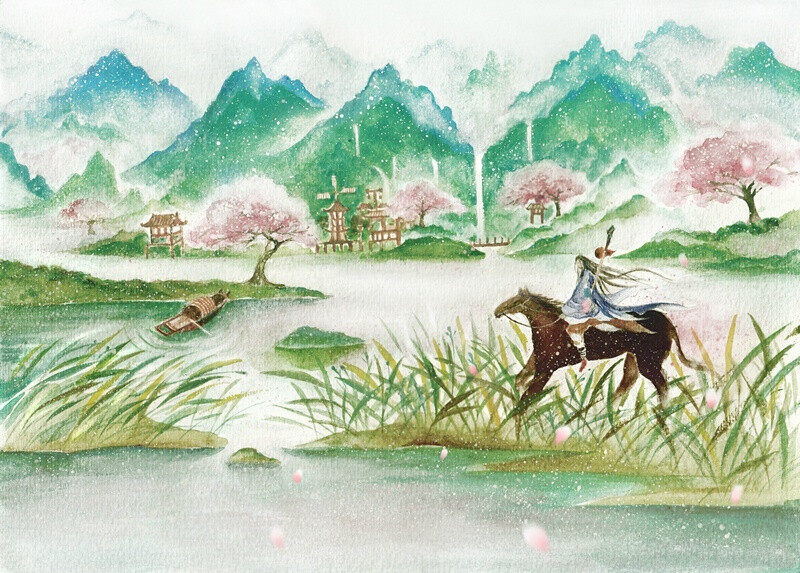 作者忘川山人古风素材