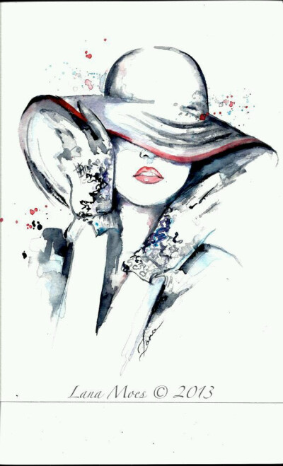 fashion illustration 时装画 #侵删#