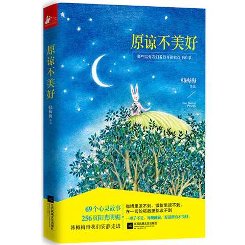 原谅不美好 韩梅梅 百万畅销书作家治愈新作 知名插画师孔雀倾心手绘 唯美清新梦幻插图
