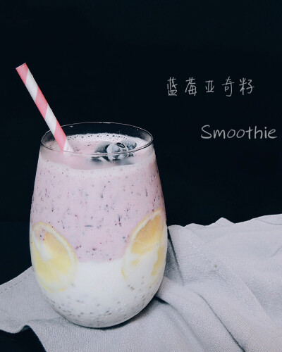 减脂减肥餐•蓝莓奇亚籽smoothie