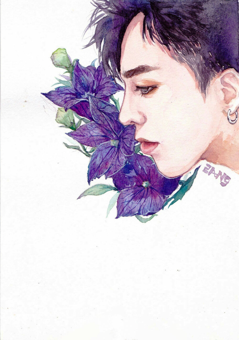 bigbang 权志龙 gd 手绘 peaceminusone 画手:sang叔