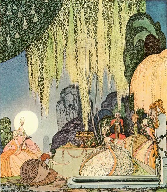 fairytale illustrations of early 20th century Danish illustrator Kay Nielsen