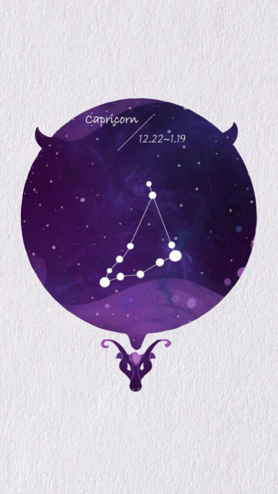 摩羯，星座，背景图