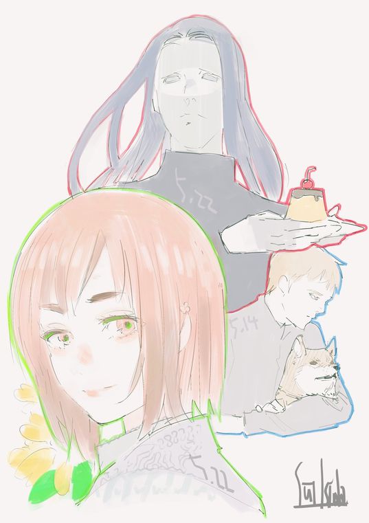 笛口雏实，阿原半兵卫生贺