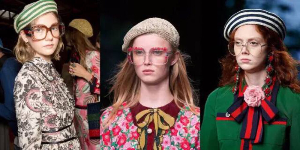 Gucci 2016的oversized大镜框