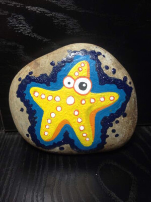 石头画~海星