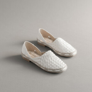 草编渔夫鞋女夏韩版平底小白鞋编织白色单鞋懒人鞋英伦风浅口女鞋