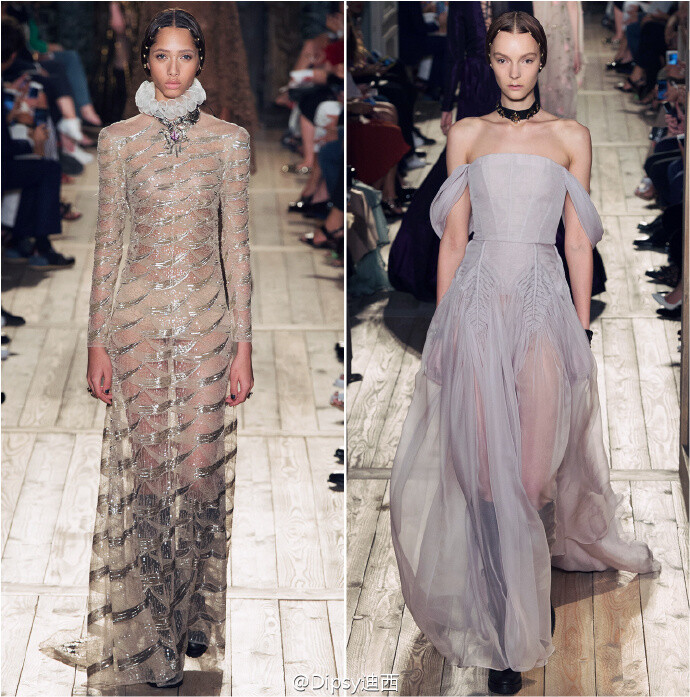 Valentino F/W 2016 Haute
Couture｜灵感取自大文豪莎士比亚，时光被拉回伊丽莎伯时代～这也是华伦设计师双人组的最后一个系列，本季高定后，女设计师Maria
Grazia Chiuri即将走马上任Dior空缺已久的创意总监一职～