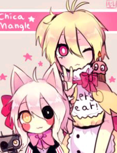 Five Nights at Freddy's ,chica&amp; mangle - 高清图片，堆糖，美图壁纸兴趣社区