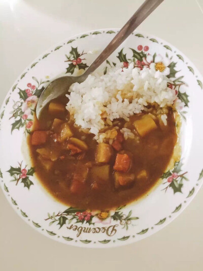 「妈咪の美食日常」自制咖喱饭