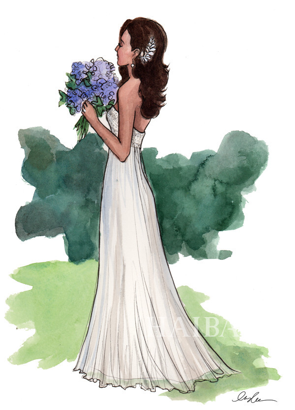 纽约插画家Inslee Haynes婚礼主题插画