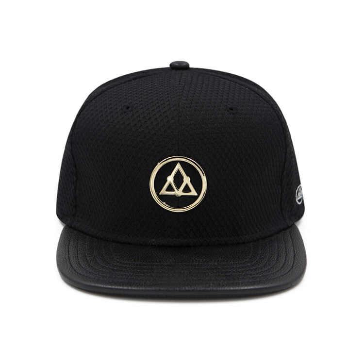 VEIL MR JAC Black Strapback 黑色 编织 皮革棒球帽