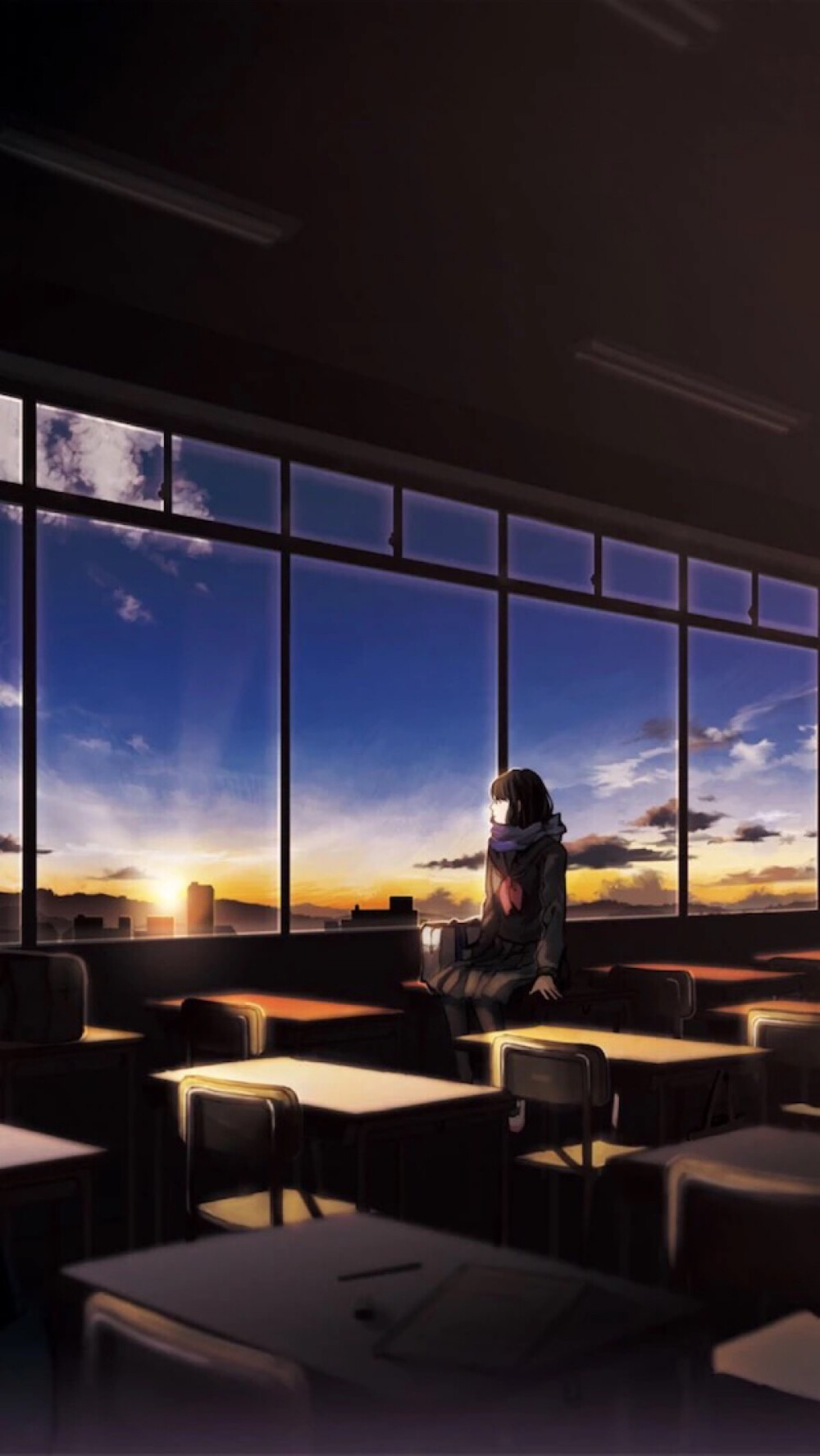 pixiv p站 侵删 图片 二次元 风景 壁纸 锁屏 唯美 梦幻 插画 手绘