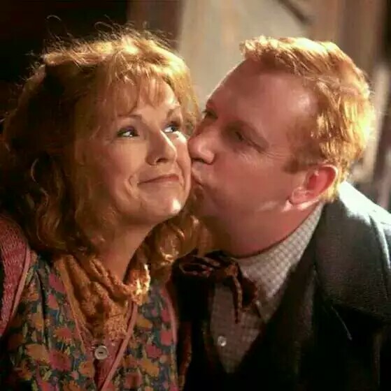 Mr.Weasley and his wife.