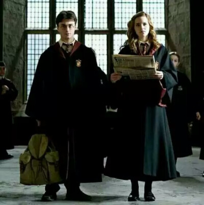 Harry Potter and Hermione Granger.