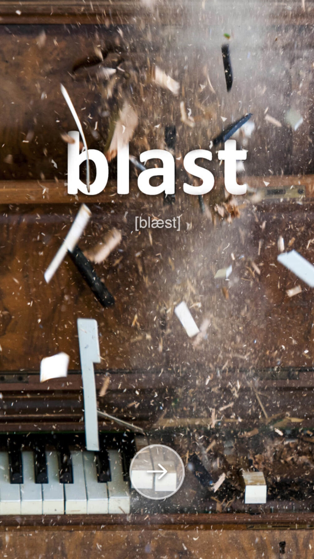 单词图片打卡blast