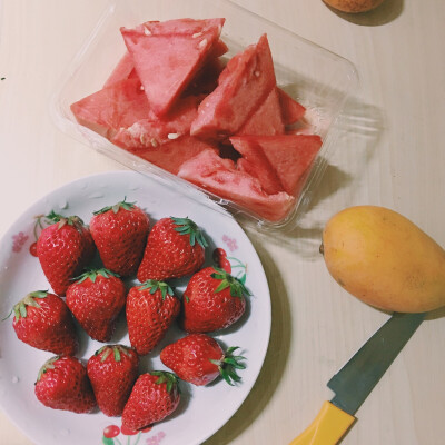 草莓 西瓜 芒果 