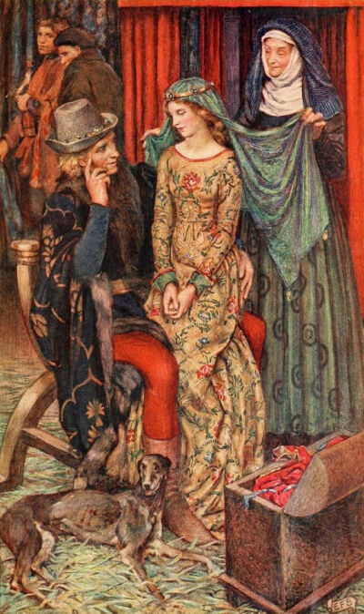 Eleanor Fortescue-Brickdale ~ Idylls of the King by Alfred Lord Tennyson ~ 1913 ~ via Illustration for Enid To make her beauty vary day by ...