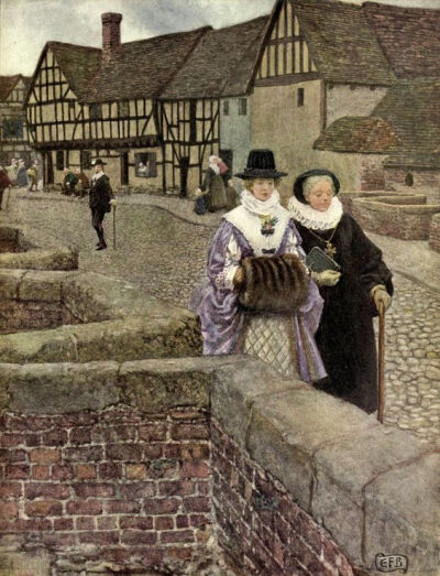 The Book of old English songs and ballads, illustrated in colour by Eleanor Fortescue Brickdale. Published 1900 by Hodder and Stoughton