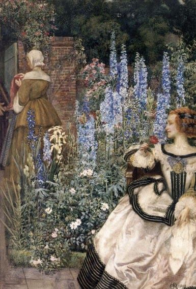 They toil not, neither do they spin. 1903. Eleanor Fortescue Brickdale - Pre Raphaelite Art