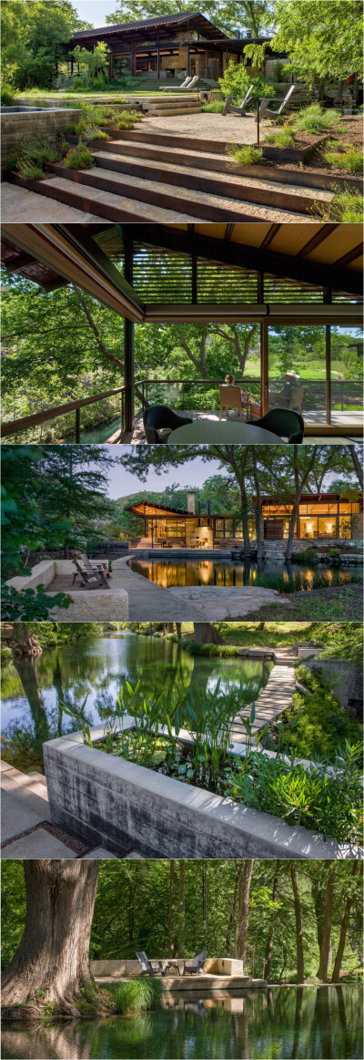 2015 ASLA 住宅设计类荣誉奖: Mill Creek Ranch
融于场地－美国Mill Creek农场设计
“对场地的阅读非常现实而到位。水景的设计浑然天成。” ——2015年评审委员会