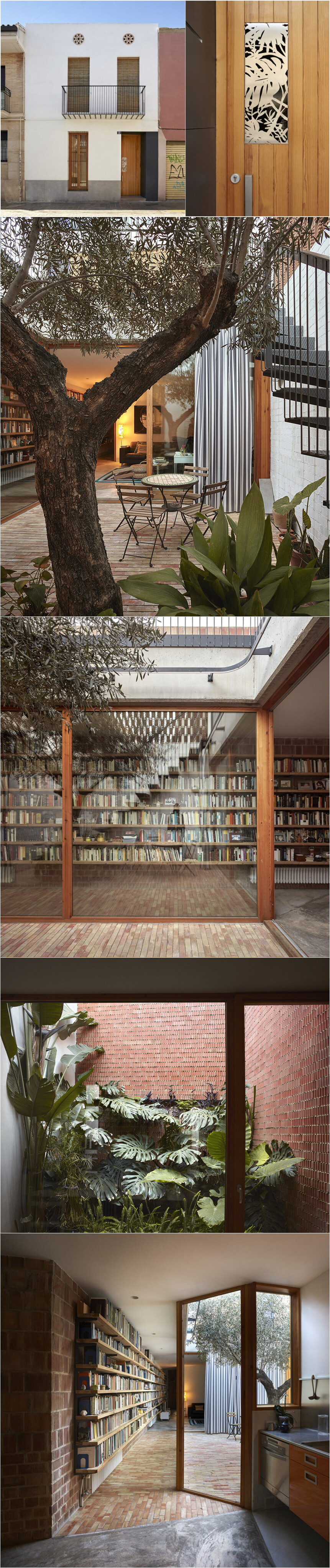 Casa Ricart －Courtyard house in Benimaclet by acontrapeu
绿庭红砖， 海岛宅院