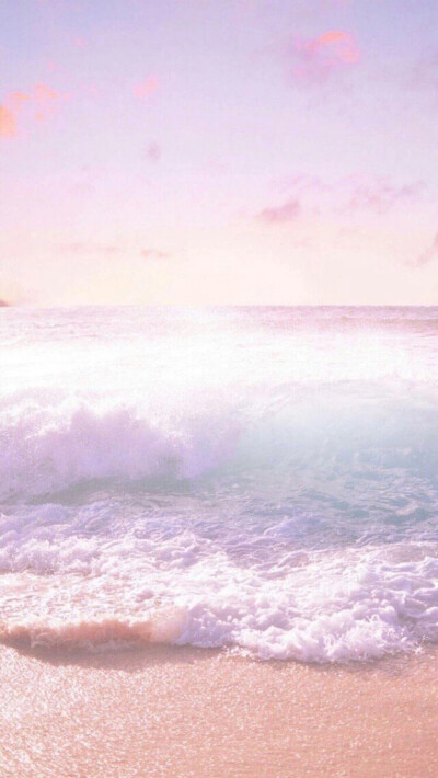 粉红色の海 壁纸#