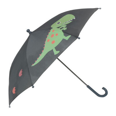 Squid Kids 变色雨伞，来自英国伦敦，雨天——恐龙复活的时刻！