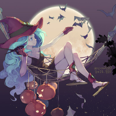 ハロウィン by:火火 [pixiv] P站 #插画 #壁纸 #高清大图 #唯美 #二次元 #动漫 #美少女