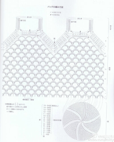 镂空背包图解分享，用棉草线钩更适合夏天使用哦～