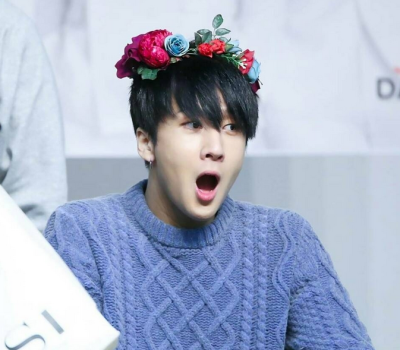 VIXX戴花环的ravi