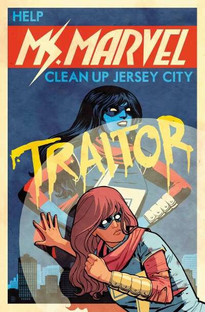 Ms. Marvel cover by Cliff Chiang