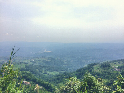 宜宾 石城山 山顶 俯视 