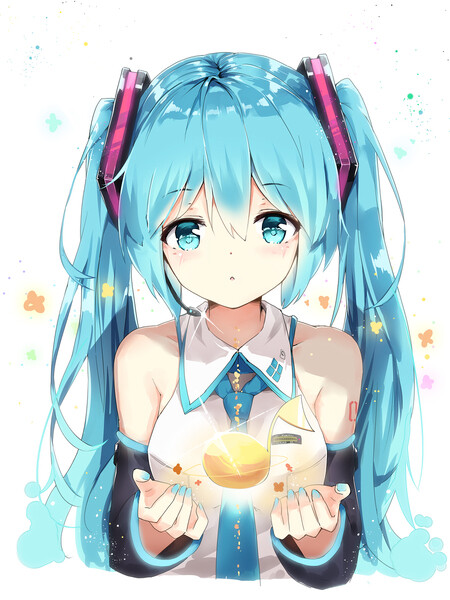 头像 初音 萌货 甜美