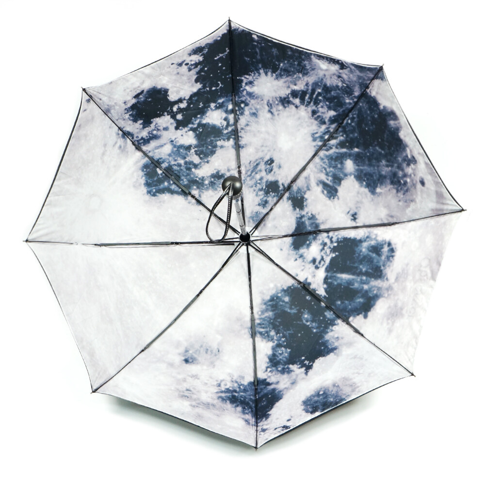 OBSERVER 16SS MOON BLACK&amp;WIHTE UMBRELLA 双层印花晴雨伞