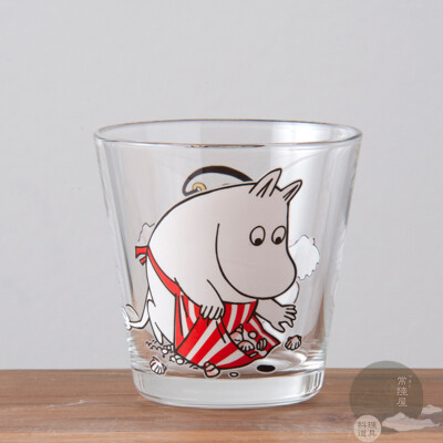 日本进口 芬兰Iittala Moomin系列210ml玻璃杯